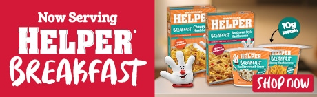 Helper Breakfast Hash Browns are now serving up comfort, flavor, and convenience all in one skillet.  Shop now!